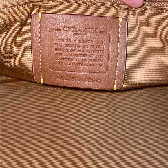 NWT Coach Straw Webb Tote 24 - Picture 13 of 13